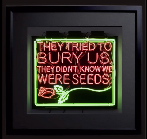 Patrick Martinez -They Tried to Bury Us, They Didn’t Know We Were Seeds (Dinos Christianopoulos) Lenticular